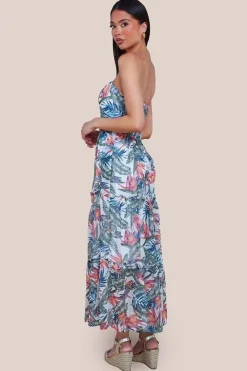 Bandeau Printed Maxi - Jungle Print by City Goddess