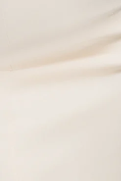 Bardot Bow Neck Maxi Dress - Cream by Goddiva