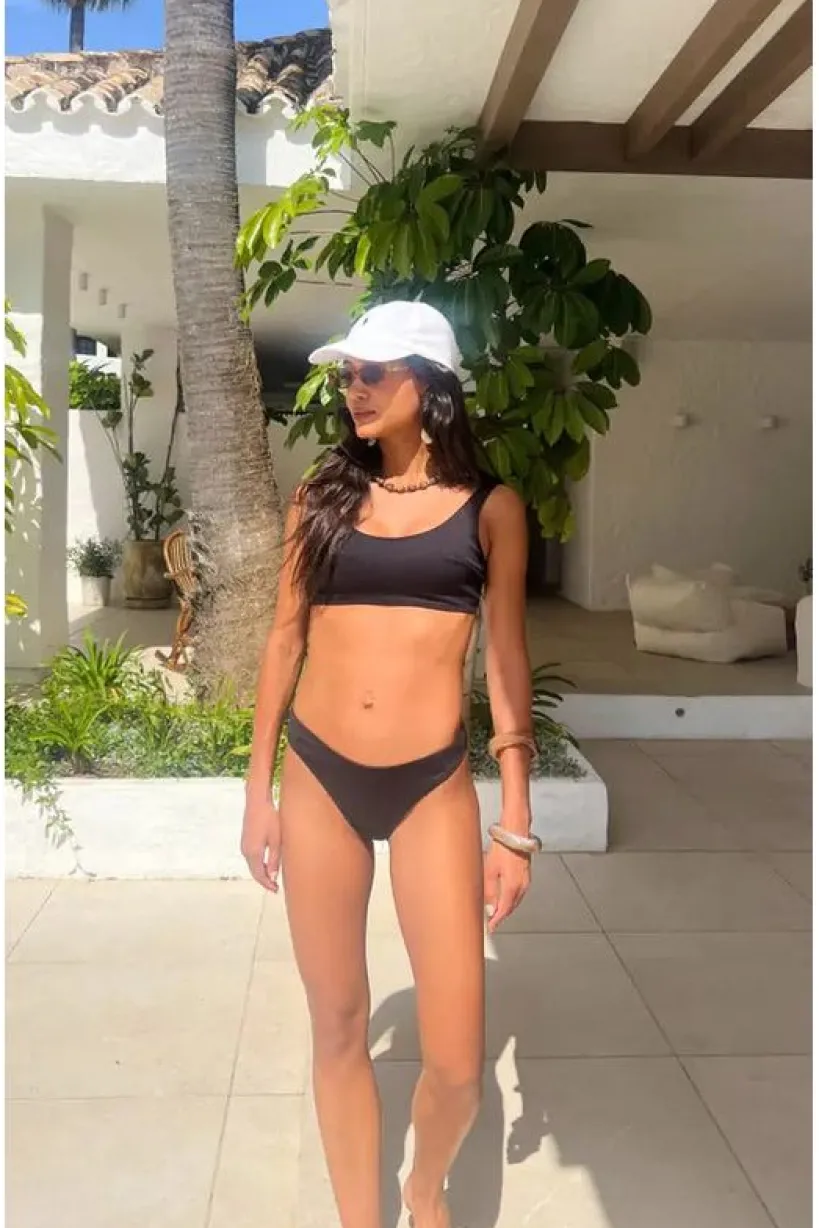 Black Ribbed Bikini by Maribela