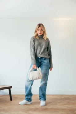 Borg Grab Bag In Cream by SVNX