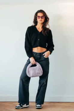Borg Grab Bag In Purple by SVNX