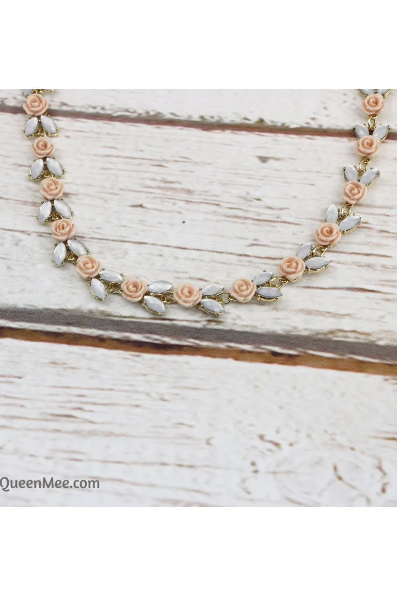Bridesmaid Headband With Roses by QueenMee Accessories