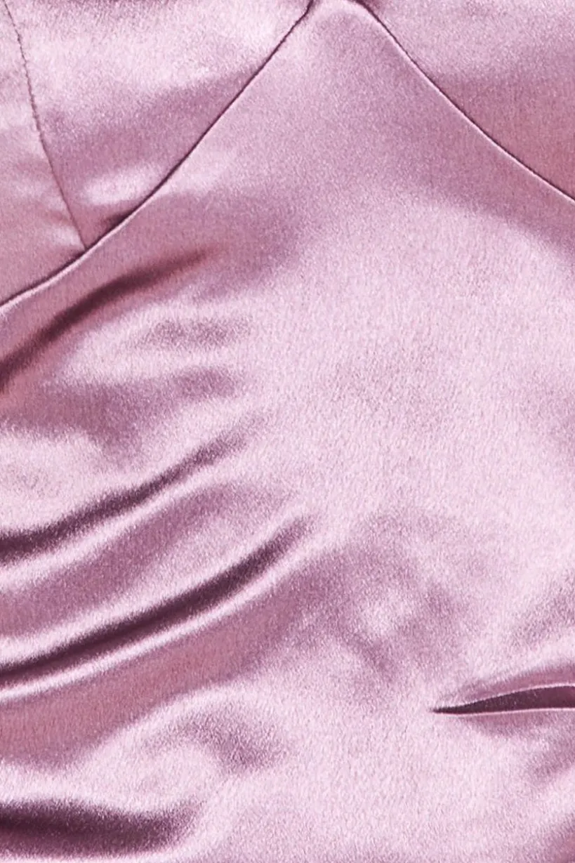 Cowl Back Satin Maxi Dress - Rosepink by Goddiva