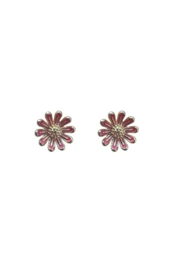 Daisy Earring In Pink by Last True Angel