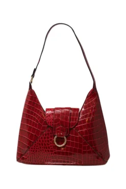 Envelope Hobo Bag In Red by SVNX