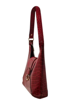 Envelope Hobo Bag In Red by SVNX