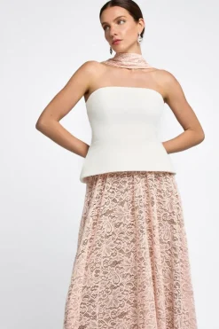 Floral Lace Scarf by Goddiva