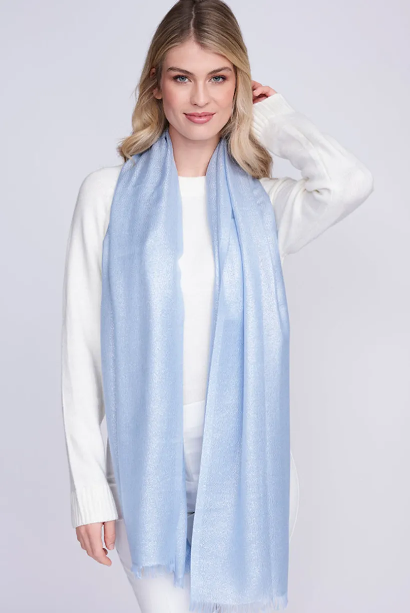 Hallie Scarf - Baby Blue by Pia Rossini