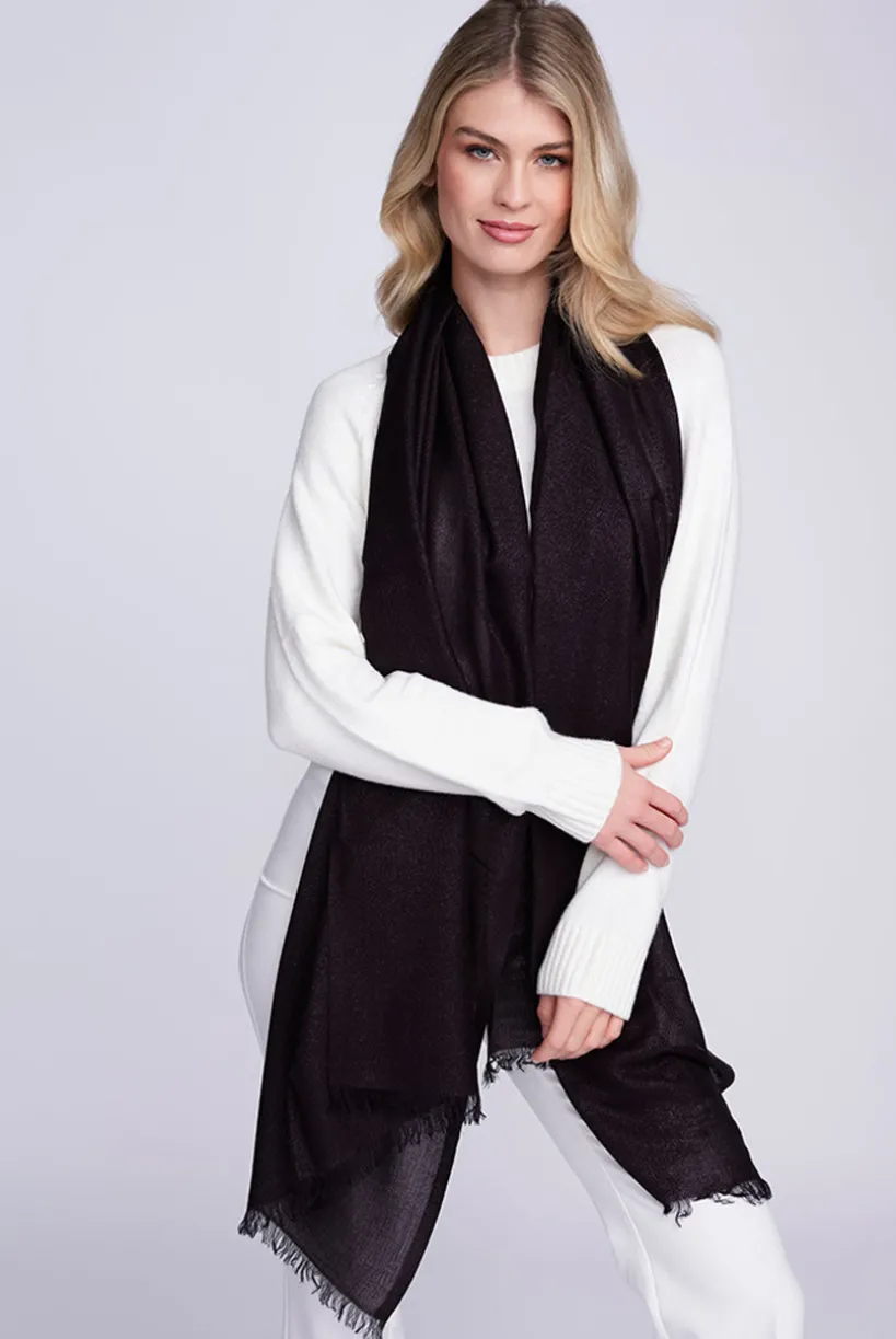 Hallie Scarf - Black by Pia Rossini