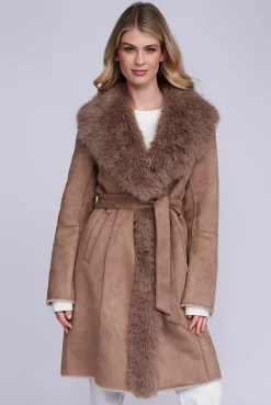 Isabella Coat - Taupe by Pia Rossini