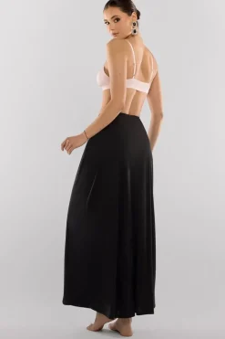 Jersey Lining Maxi Skirt by Goddiva