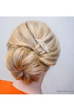 Leaf Hair Clip by QueenMee Accessories