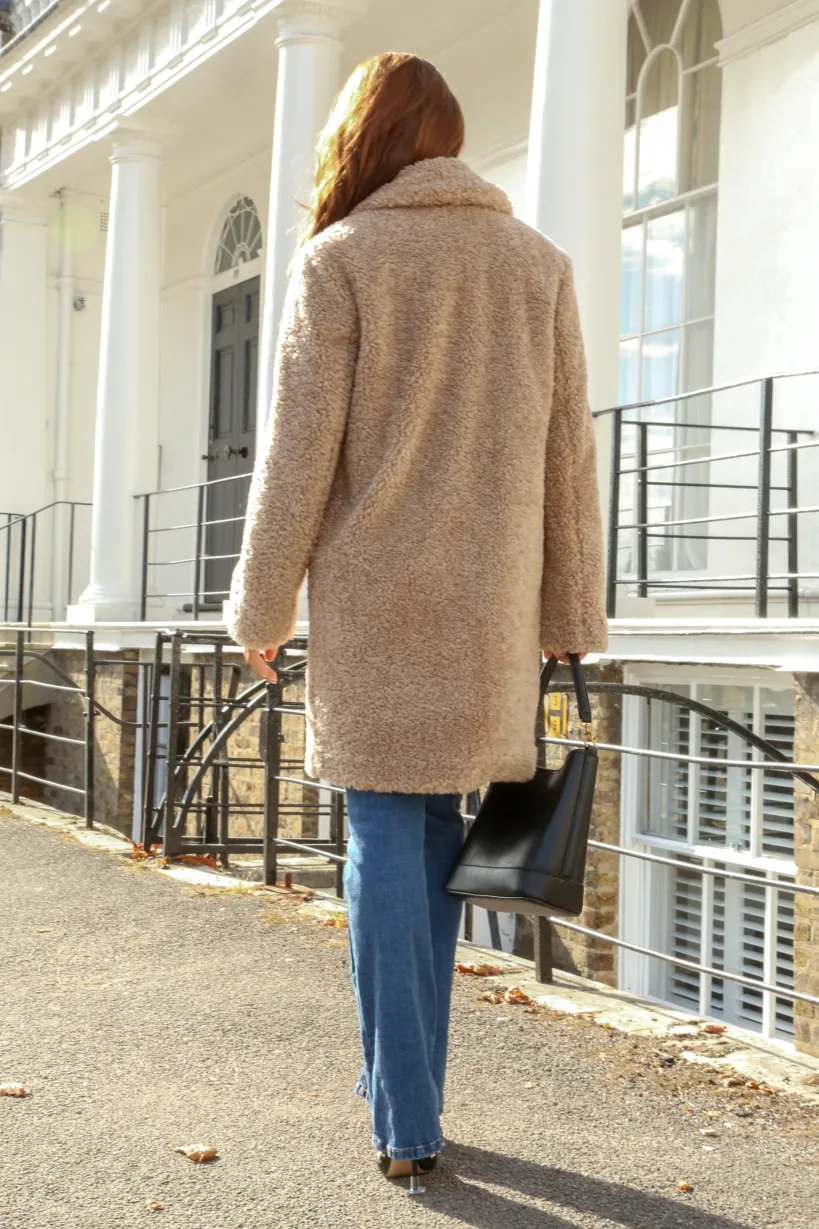 Luxury Teddy Bear Fur Coat by Double Second
