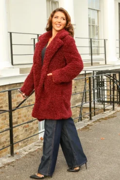 Luxury Teddy Bear Fur Coat by Double Second