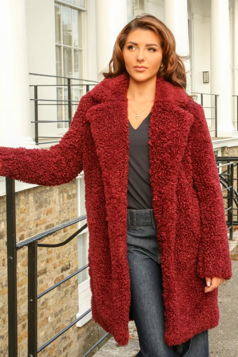 Luxury Teddy Bear Fur Coat by Double Second