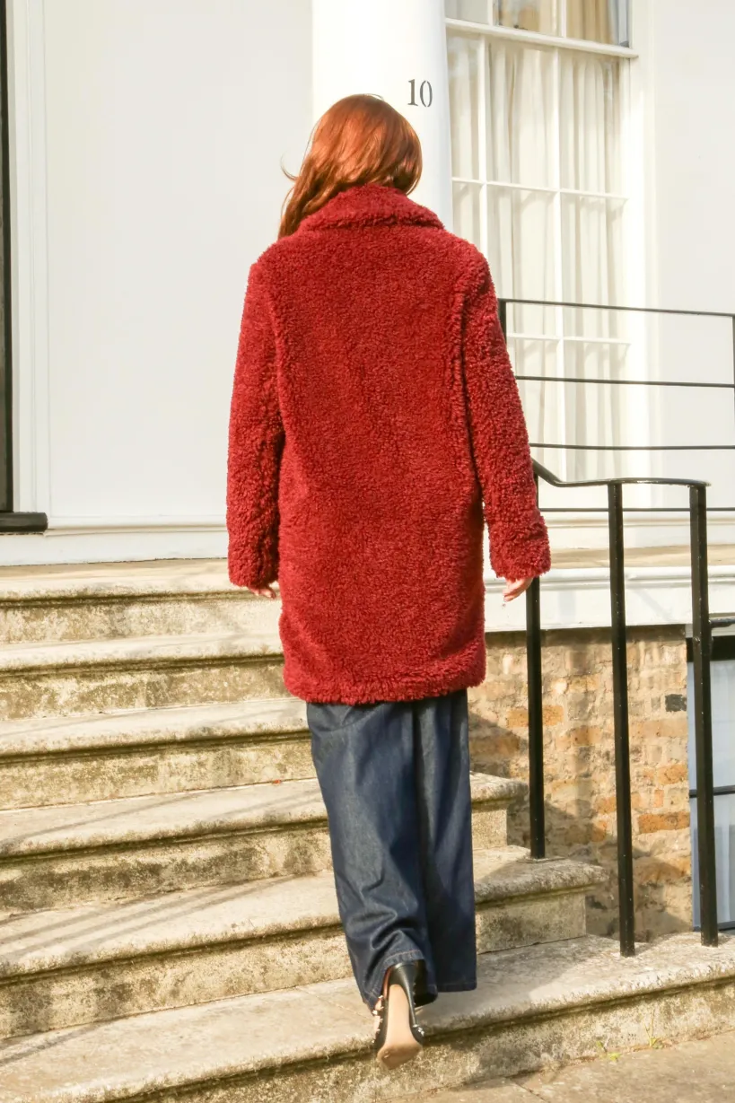 Luxury Teddy Bear Fur Coat by Double Second