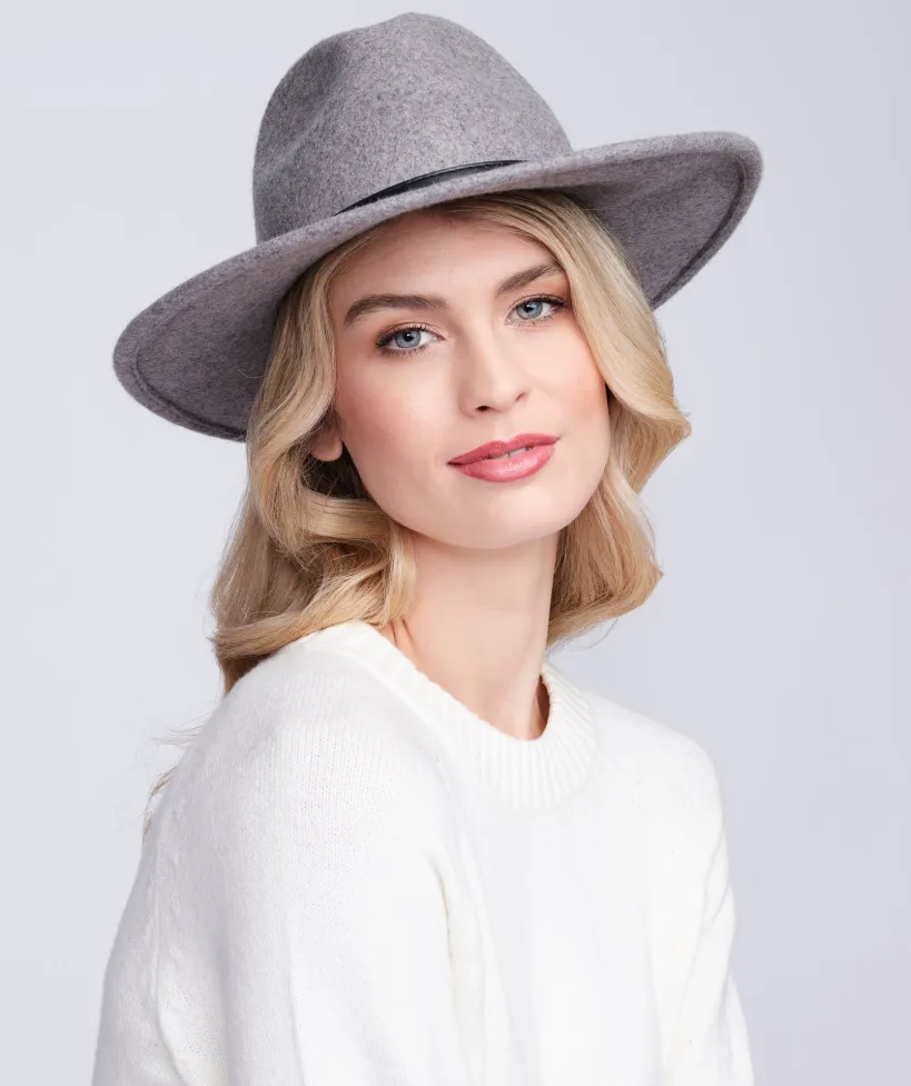 Miriam Hat - Silver Grey by Pia Rossini
