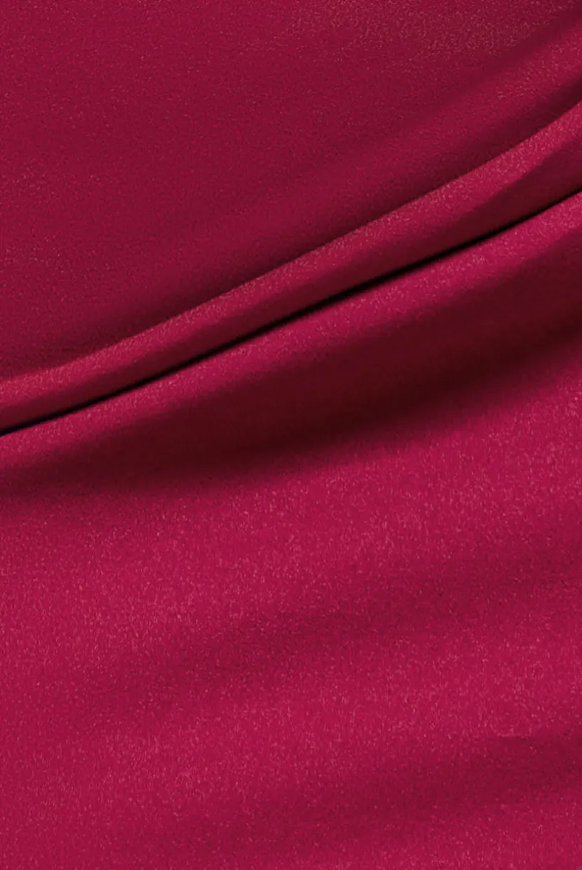 Off The Shoulder 3D Puffed Sleeve Sweetheart Maxi Dress - Burgundy by Goddiva