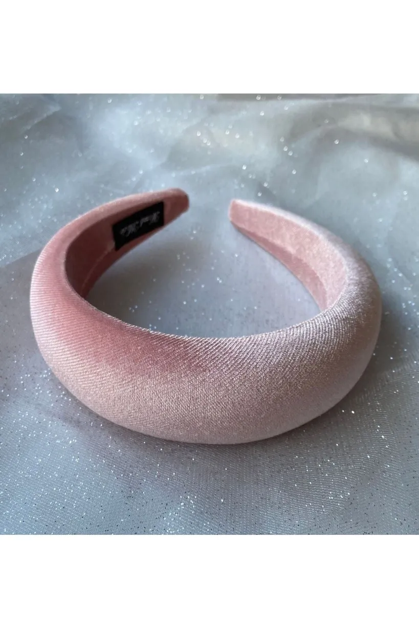 Padded Headband In Velvet by QueenMee Accessories