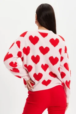 Red Heart Jumper by Liquorish