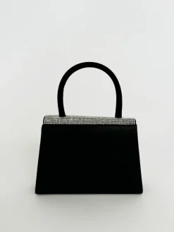Rhinestone Grab Bag With Bow Detail by SVNX
