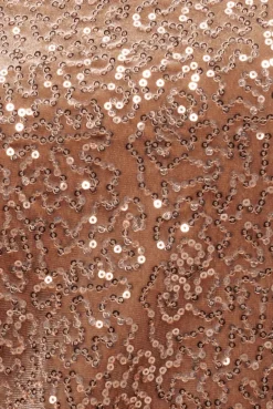 Sequin Velvet Jumper - Champagne by Goddiva