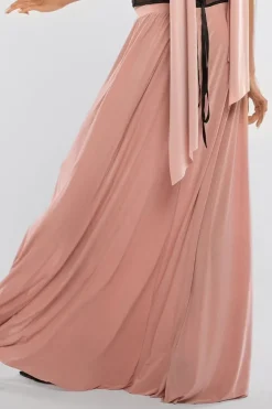 Side Split Soft Touch Maxi Skirt by Goddiva