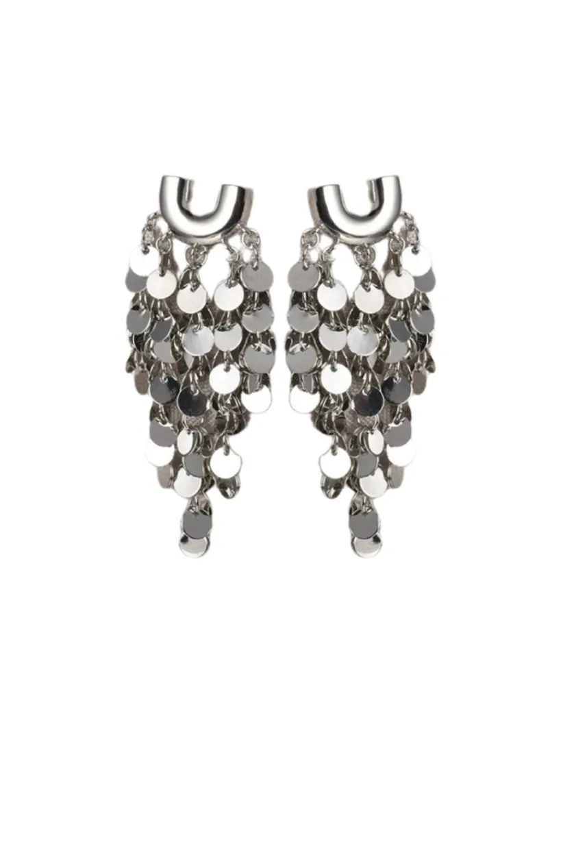 Silver Tassel Earrings by Aftershock London