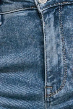 Skinny Fit Stretch Denim Jeans - Blue by Goddiva denim