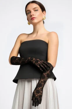 Stretch Lace Gloves by Goddiva