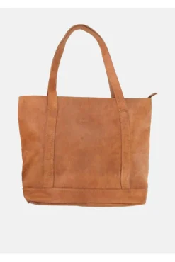 The Nador Tote Bag In Tan by Berber Leather