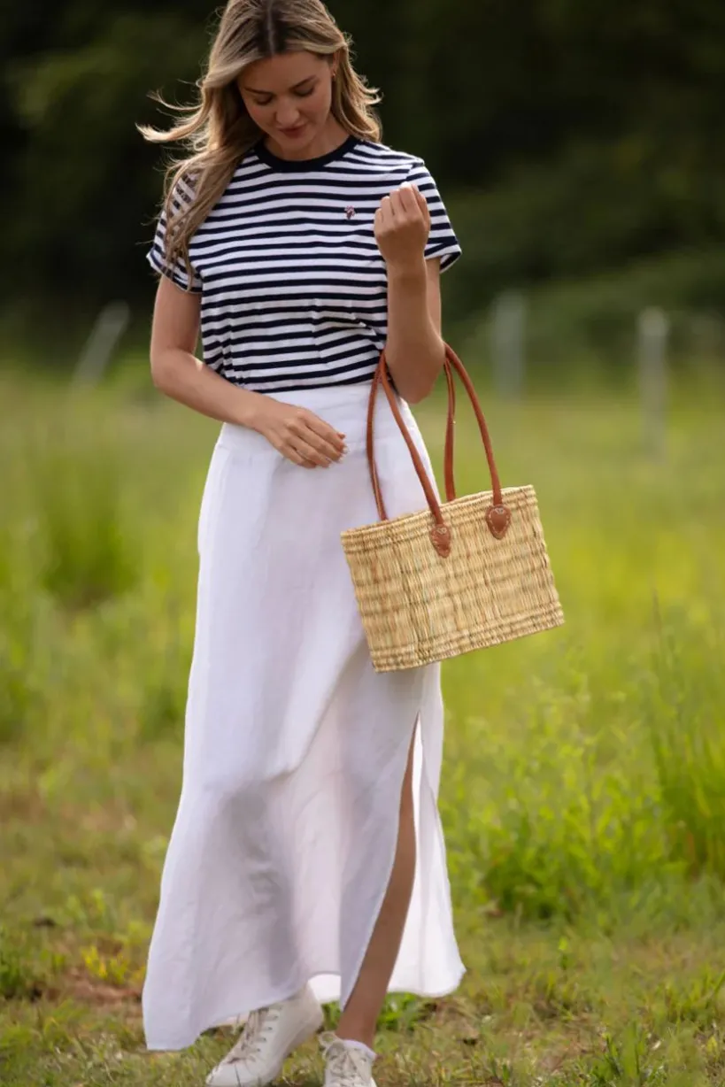 The Safi Small Basket Tote by Berber Leather