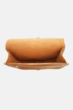 The Temara Large Saddle Bag In Tan by Berber Leather