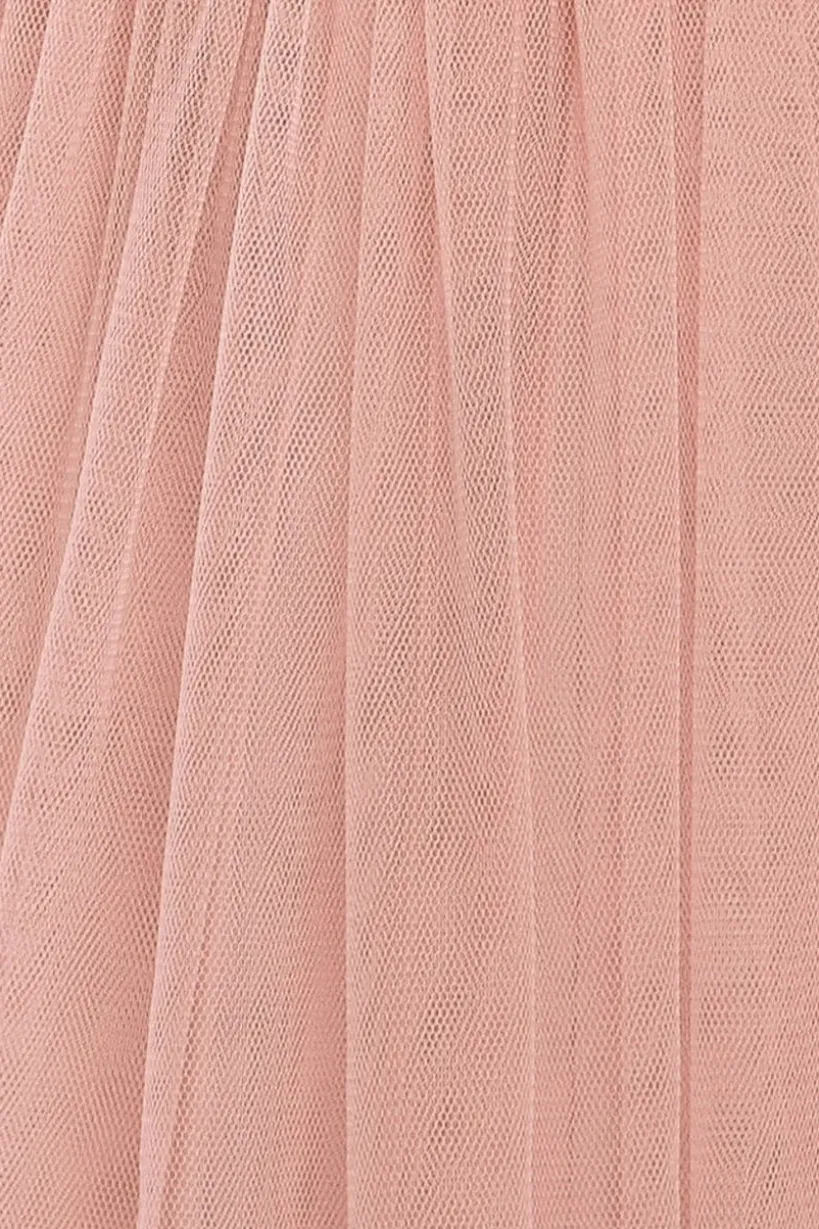 Tulle Gathered Midaxi Skirt by Goddiva